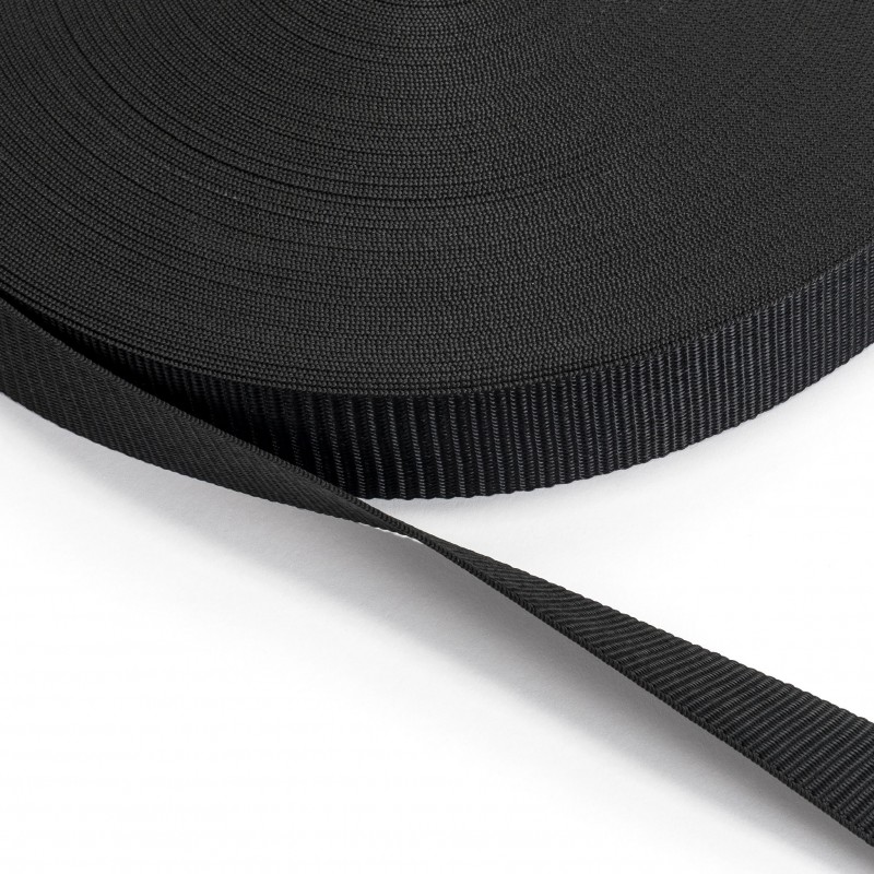 Cinta de polipropileno (negra) 25mm · 50Mts (2x25Mt) · 1067250005OL Stock limitado (6