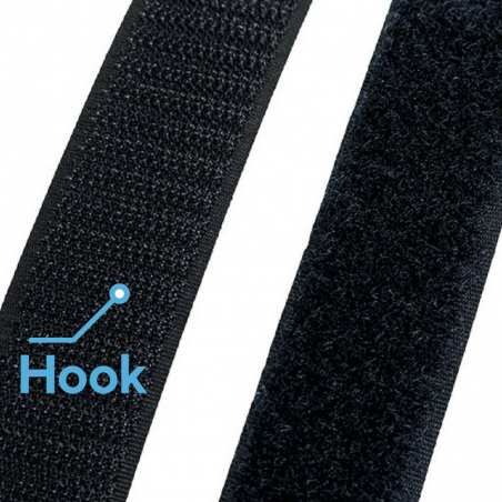 Hook & Loop Fastener Black 50mm · Hook · PN-0079OL