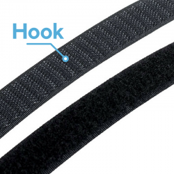 Fita Hook&Loop Preto 20mm ·...