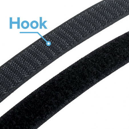 Hook & Loop Fastener Black 20mm · Hook · PN-0077OL