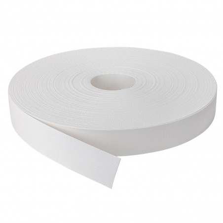 PVC Coated Webbing · 47mm · 100Mt · 1,3 Ton (White)