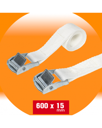 Billboard Straps (WHITE) K-045-OL · 15mm x 60cm (100 units)