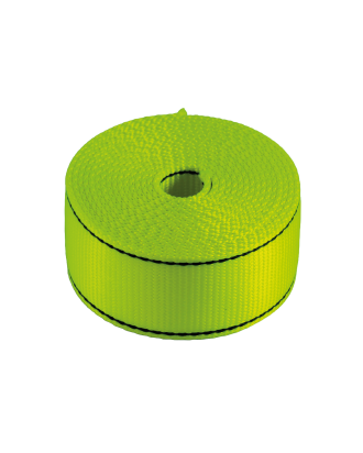 Fita PES AT Amarelo Fluor 45mm c/ Riscas Pretas 100mts (2 X 50Mts) | OUTLET