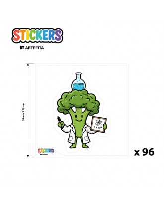 [Pack] 96 Stickers Animados Individuais - 70 x 70mm